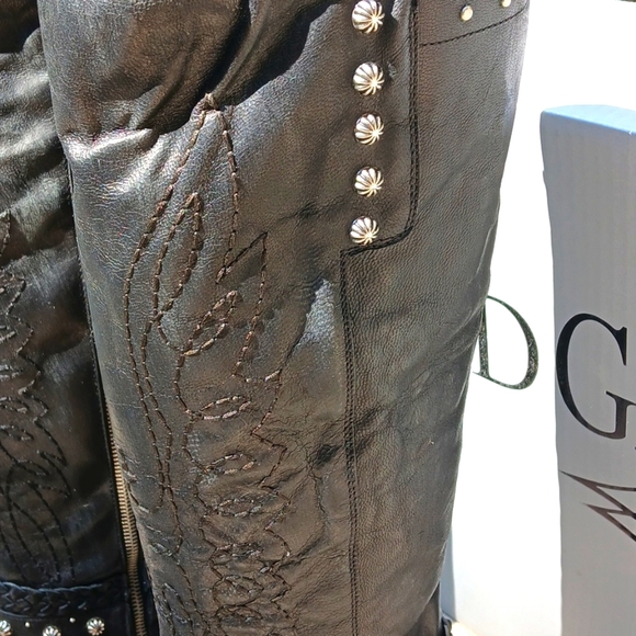 Old Gringo Tall Boot With Belts EUC size 9 - Picture 7 of 16